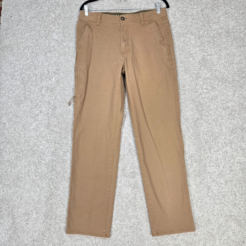 Legendary Outfitters Mens 32x32 (fit 32x30) Stretch Canvas pants brown tan